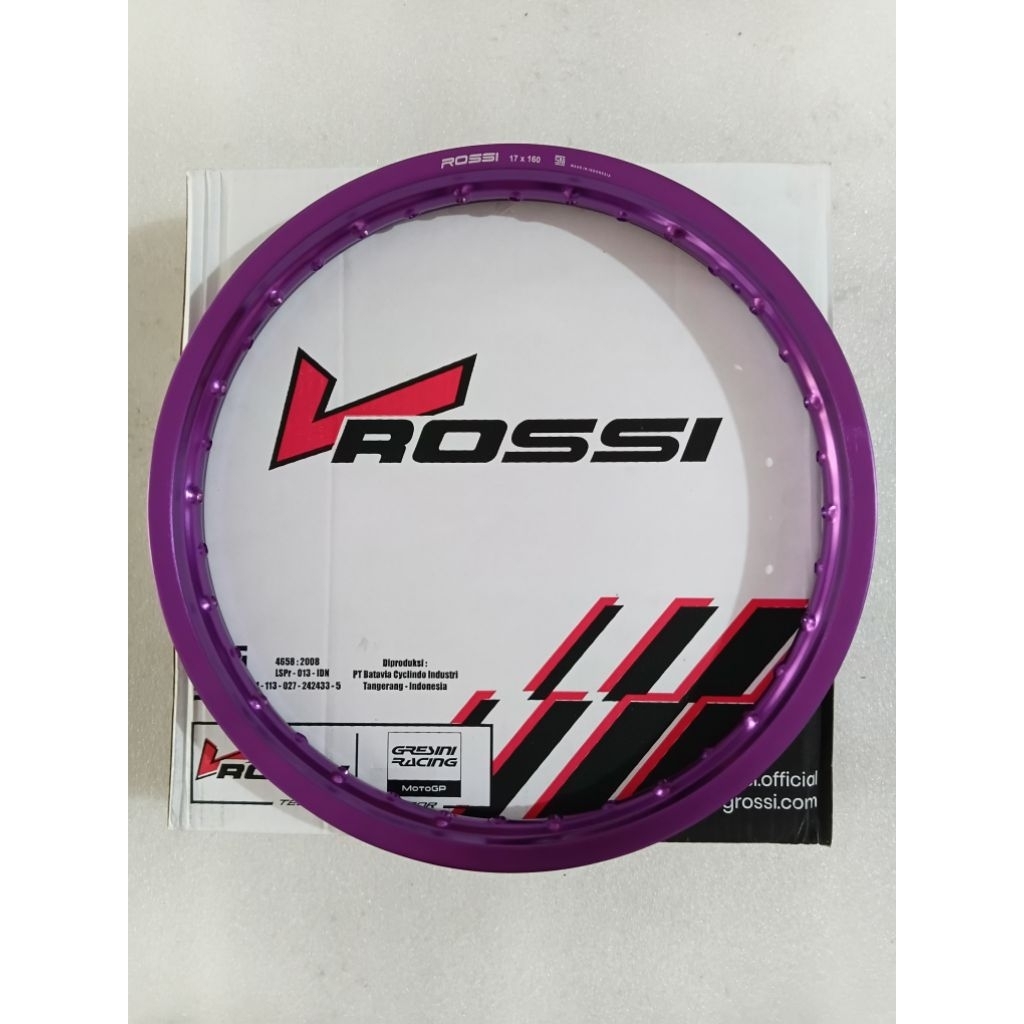 Velg Lingkar V Rossi 17x160 Ungu/Purple Glosy