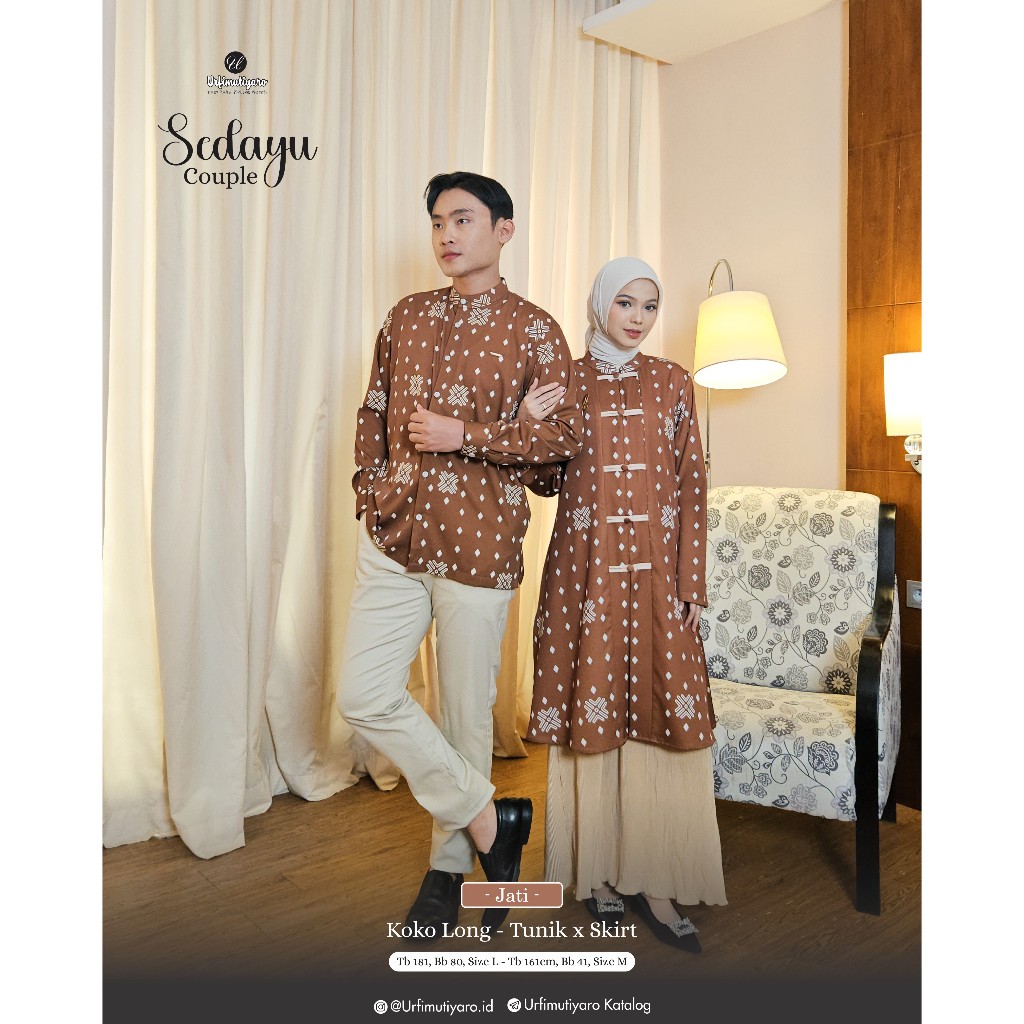 SEDAYU Couple Tunik Vest Kemeja