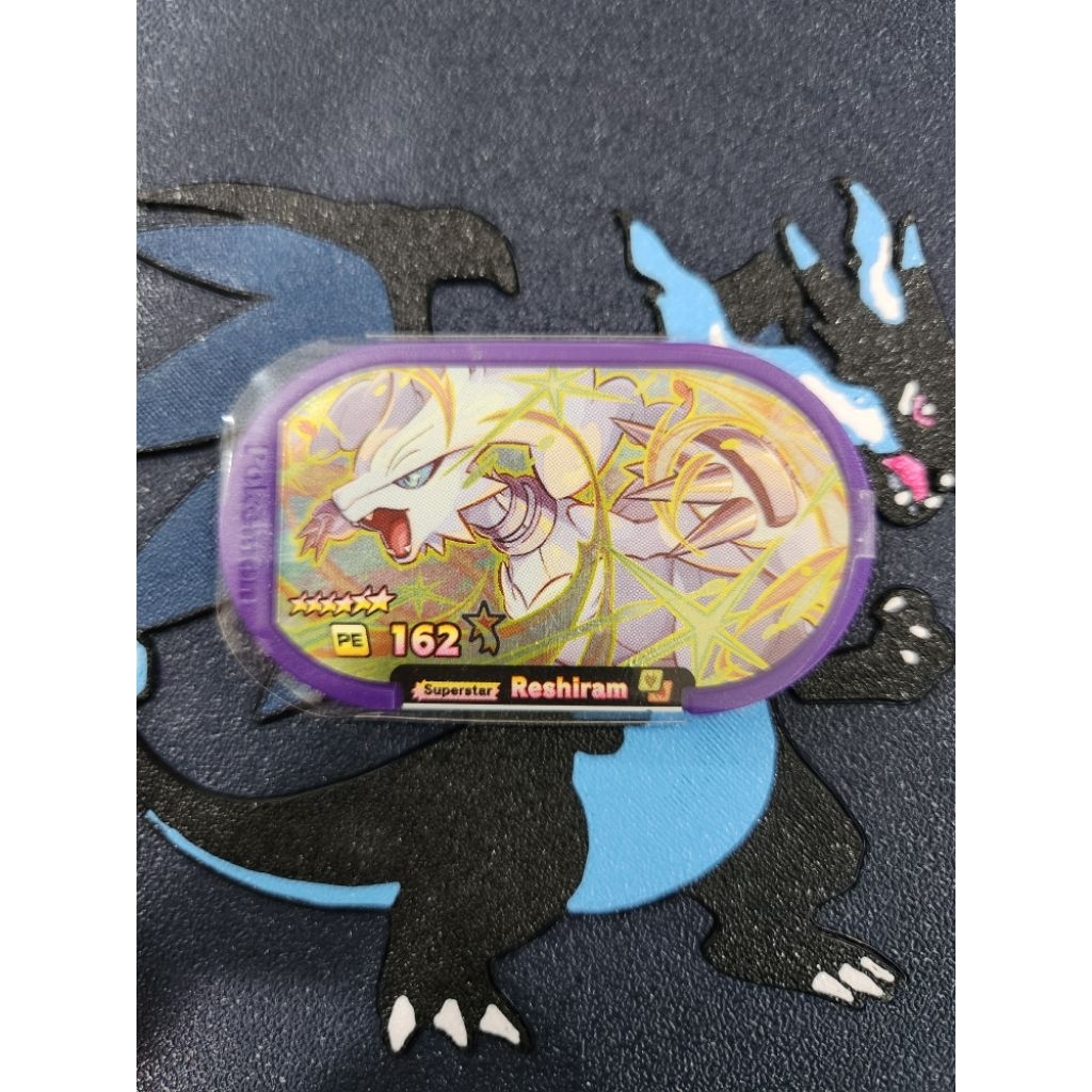 Pokemon Mezastar RESHIRAM LEGACY Original Mesin 100% Tag Pokemon Mezastar Bintang 6