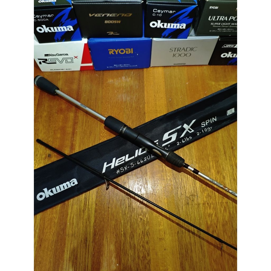 Joran Okuma Helios SX SPIN 662 UL 2-6lbs