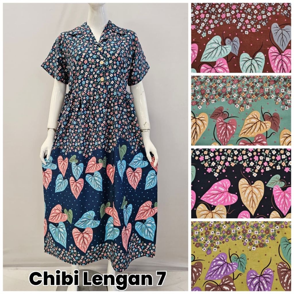 Daster Hap Batik Hap Daster Leher Piyama Daster Busui Daster Modern