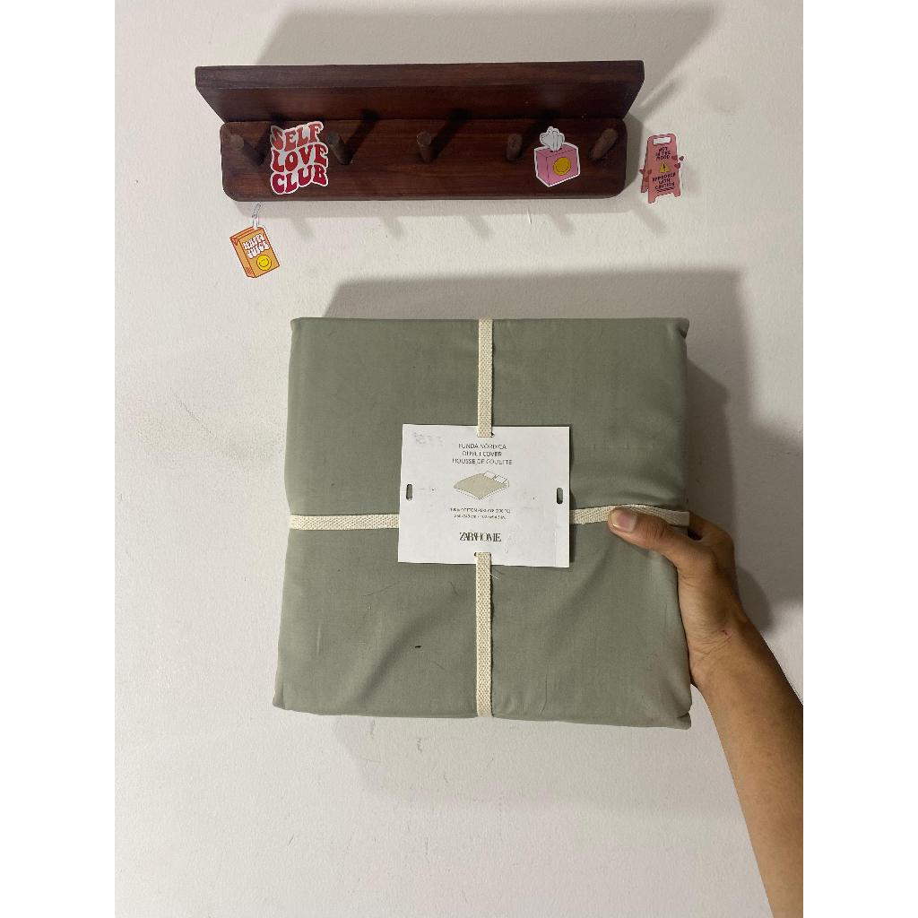 ZARA HOME 100% COTTON DUVET COVER 260X240 CM