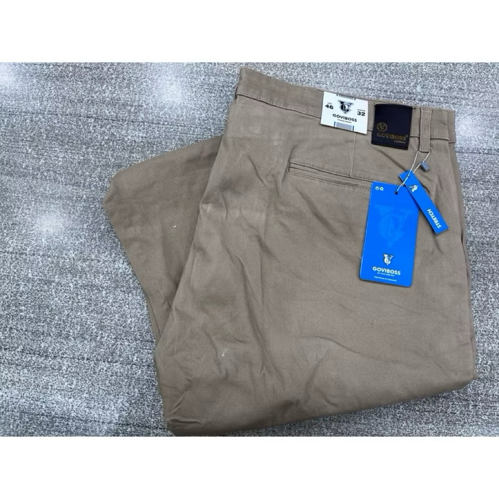 Celana Chinos Pria GOVIBOSS ORIGINAL JUMBO(40,42,44,46)