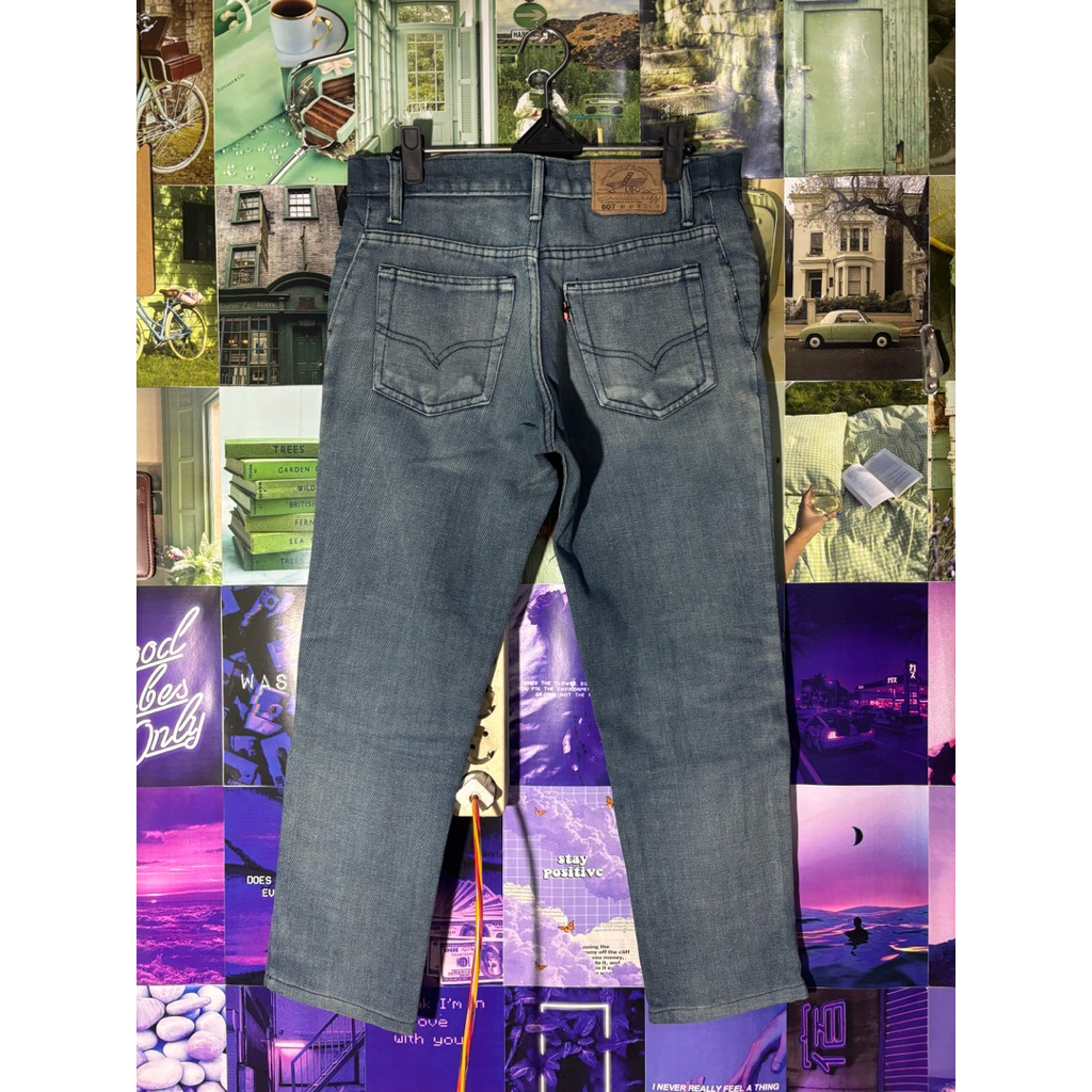 Lea 607 Blue Gray Straight Leg Jeans Size 32 Preloved