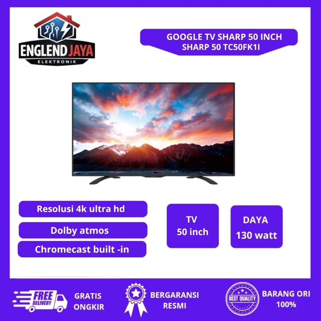 TV SHARP 50 INCH - 4TC50FK1i