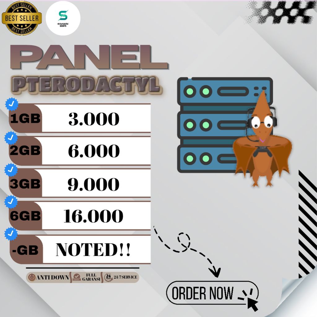 HOSTING SERVER PTERODACTYL
