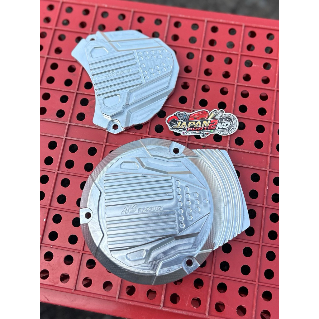 tutup bak kopling rx king new cnc tutup bak magnet rx king cnc cover bak kanan kiri rx king peredam 