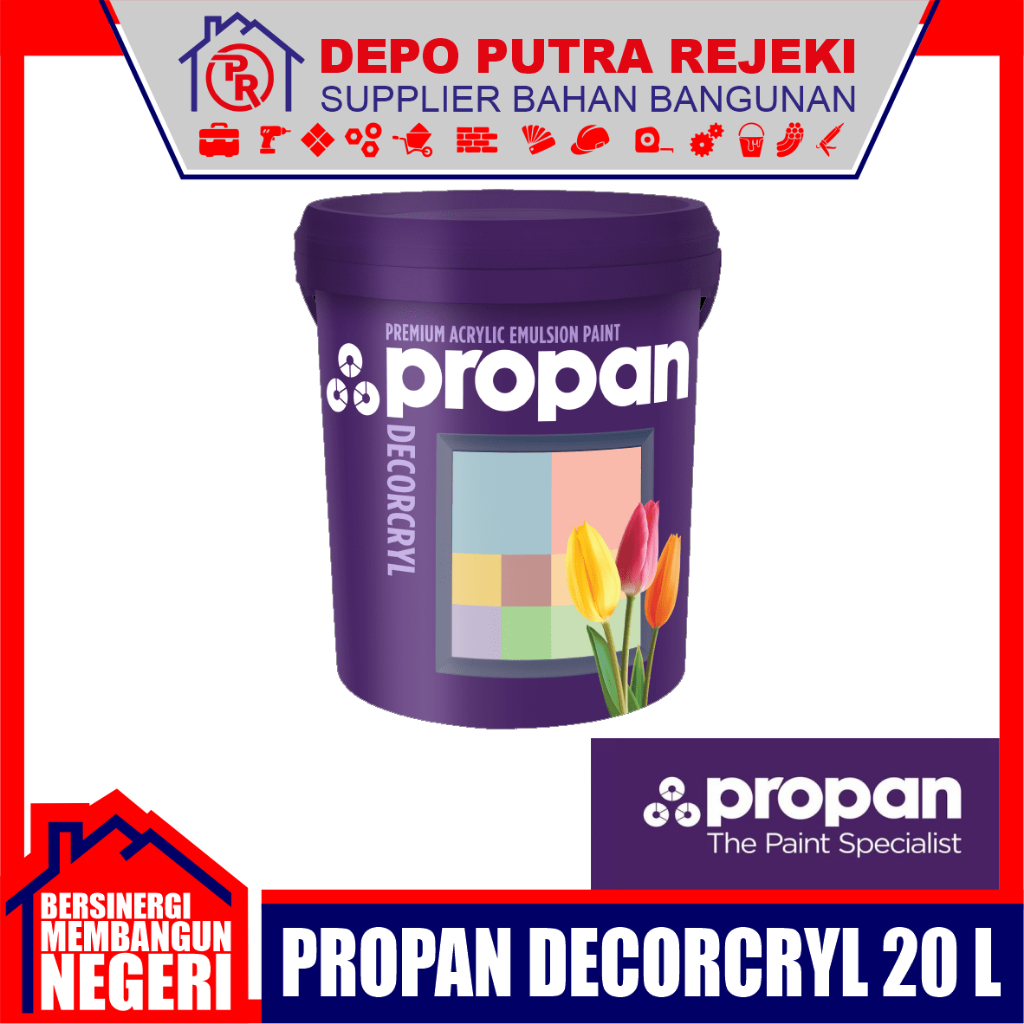 CAT TEMBOK PROPAN DECORCRYL INTERIOR 20L