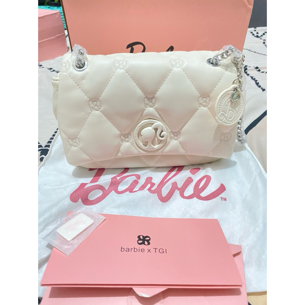 New tas barbie pillow white