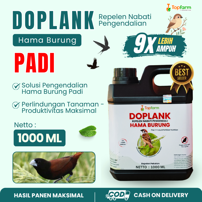 Pestisida Hama Burung Padi / Obat Hama Burung Padi /  Pestisida Topfarm / Obat Pembasmi Hama Burung 