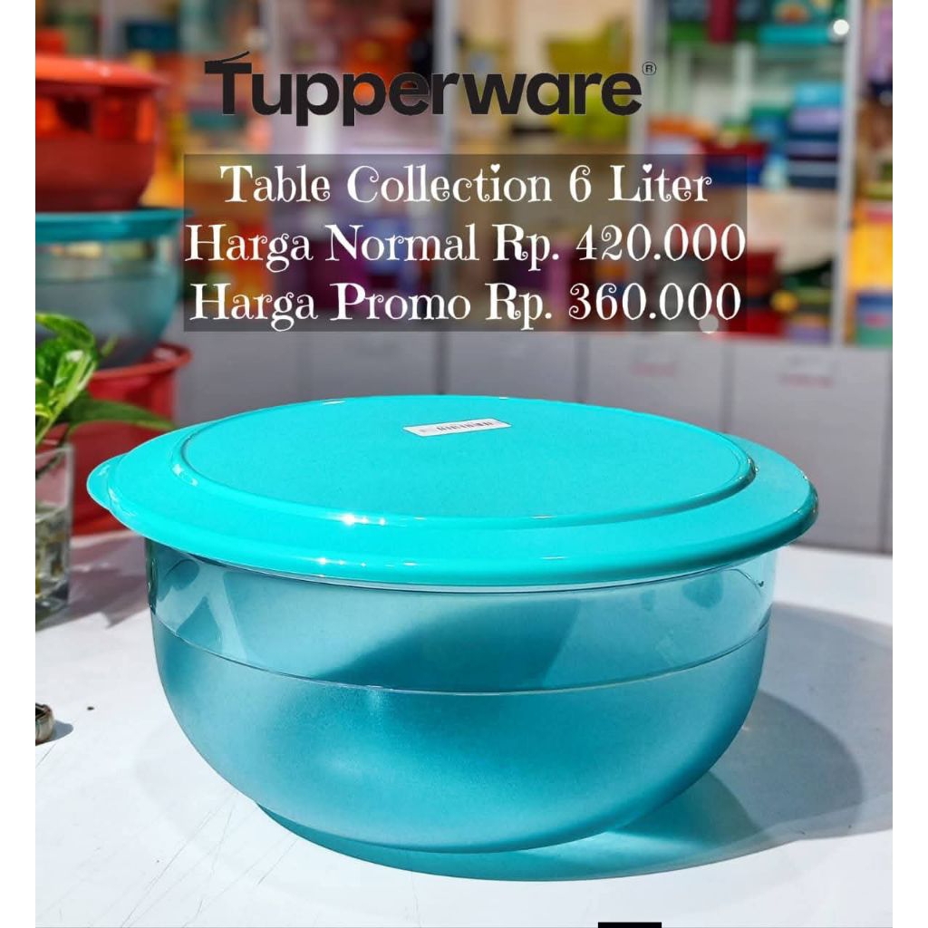 TUPPERWARE TABLE COLLECTION 6L(1)