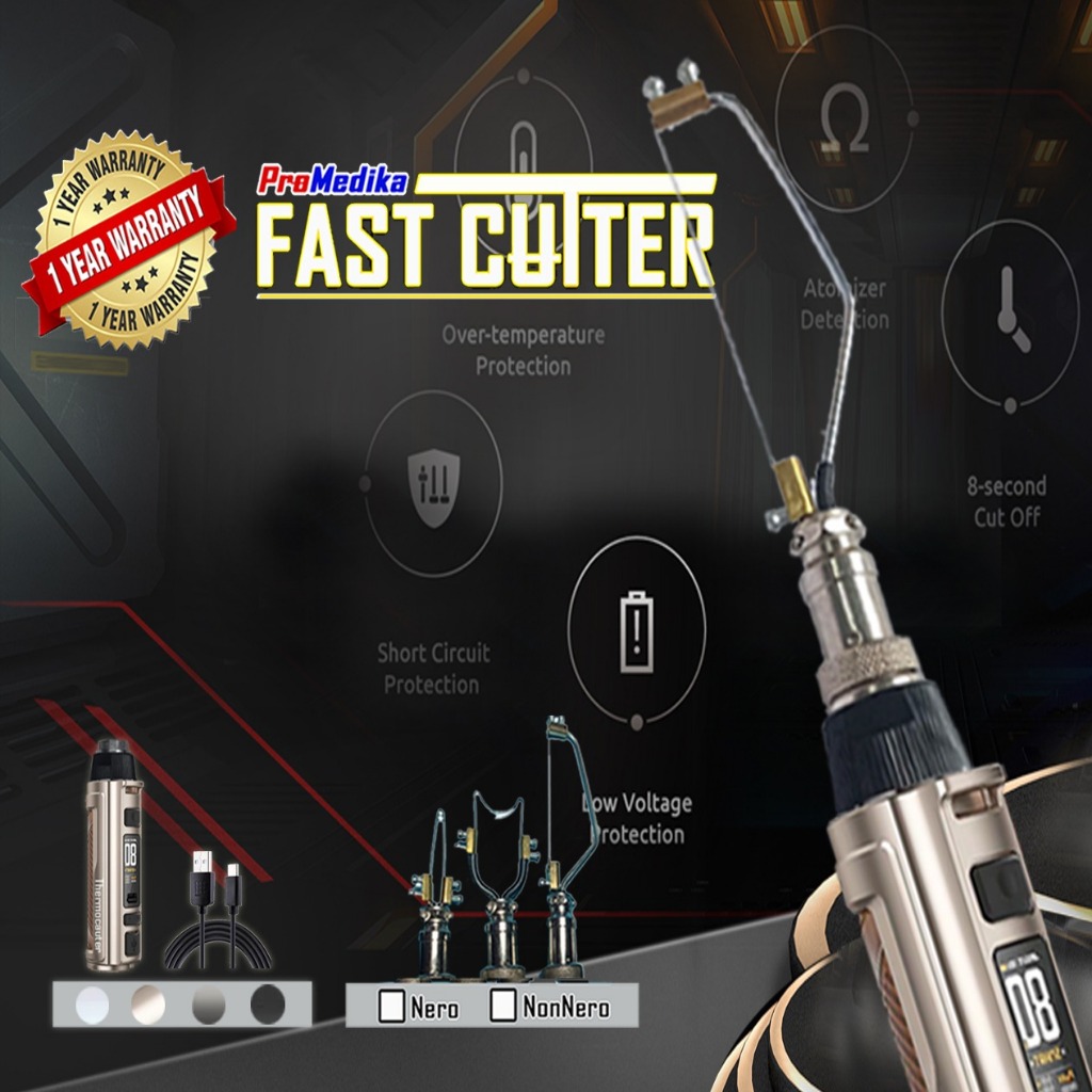 Thermocutter Fastcutter Layar LED / Alat Leser Khitan Sunat Fast Cutter / Dexter Cauter Couter Leser
