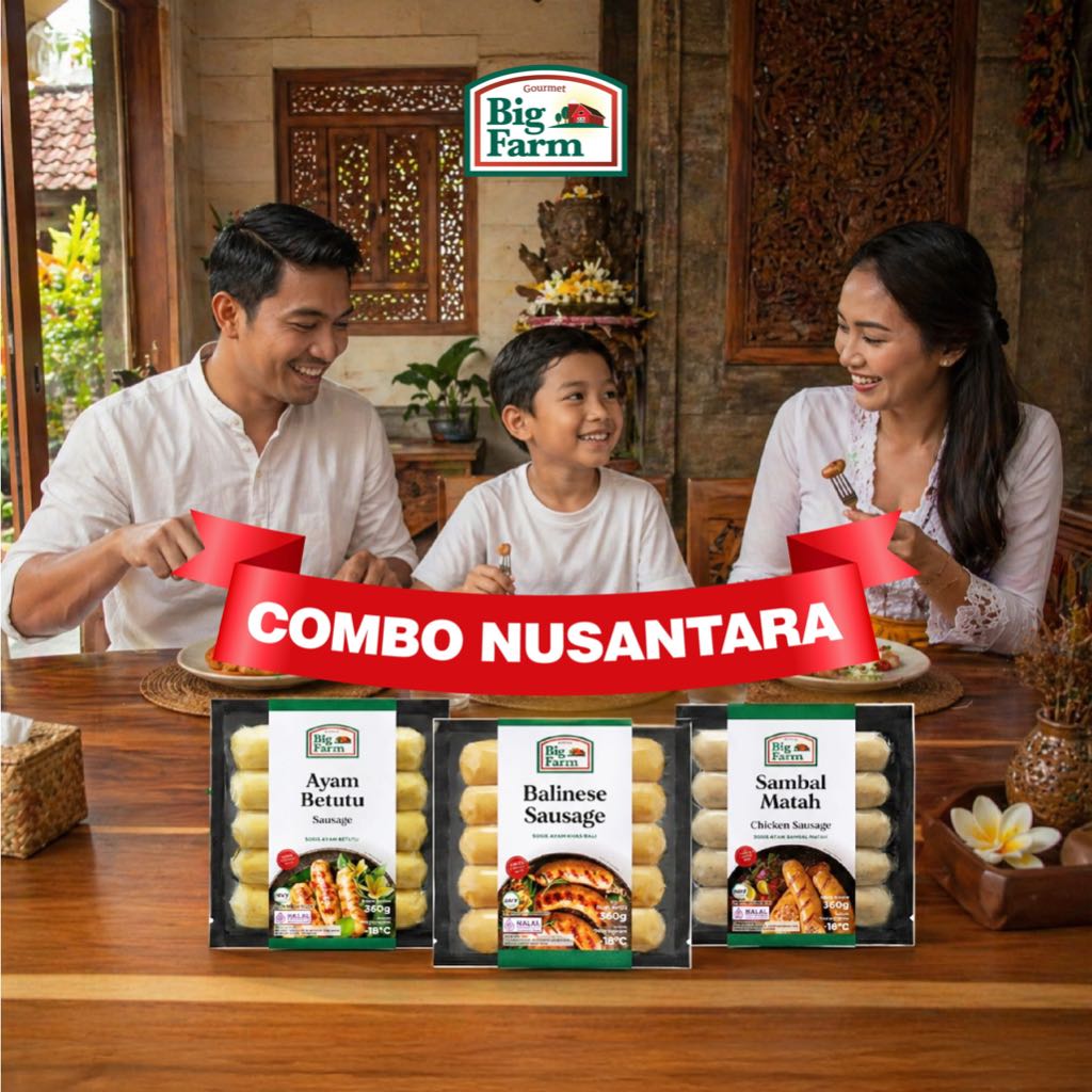 BIG FARM Combo Nusantara (Balinese, Ayam Betutu dan Sambal Matah)