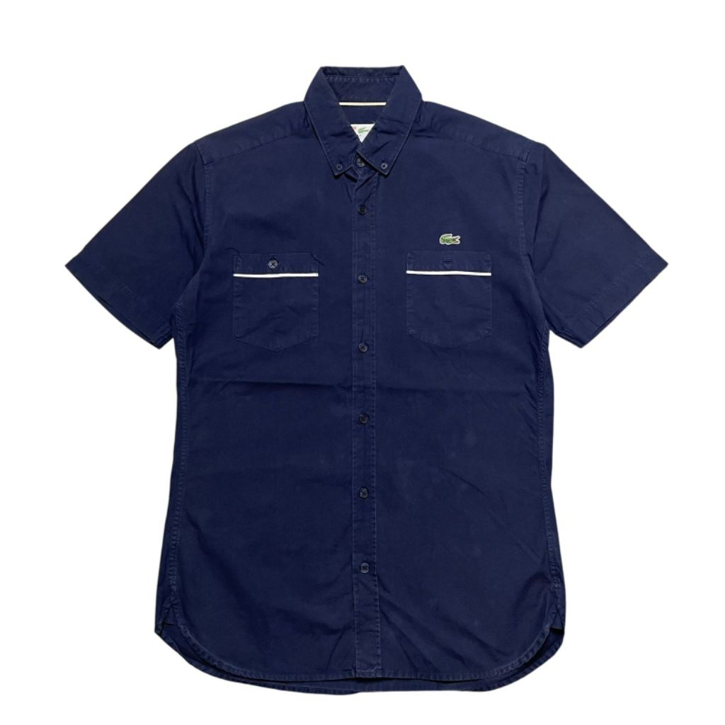 Kemeja Lacoste Casual Cotton Shirt Original