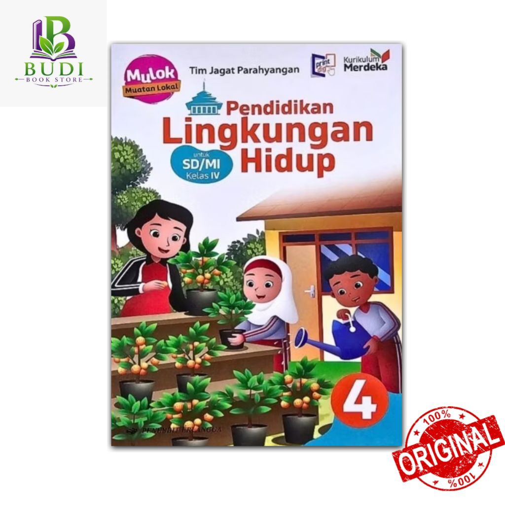 BUKU PLH KELAS 4 SD/MI - ERLANGGA ORIGINAL