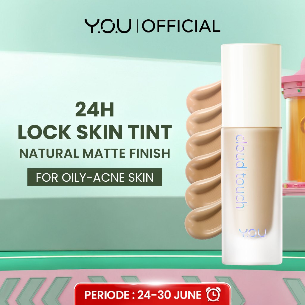 YOU Cloud Touch Skin Tint For ALL Skin Perfect Coverage Liquid Foundation Serum Tint 24h Matte Oil C
