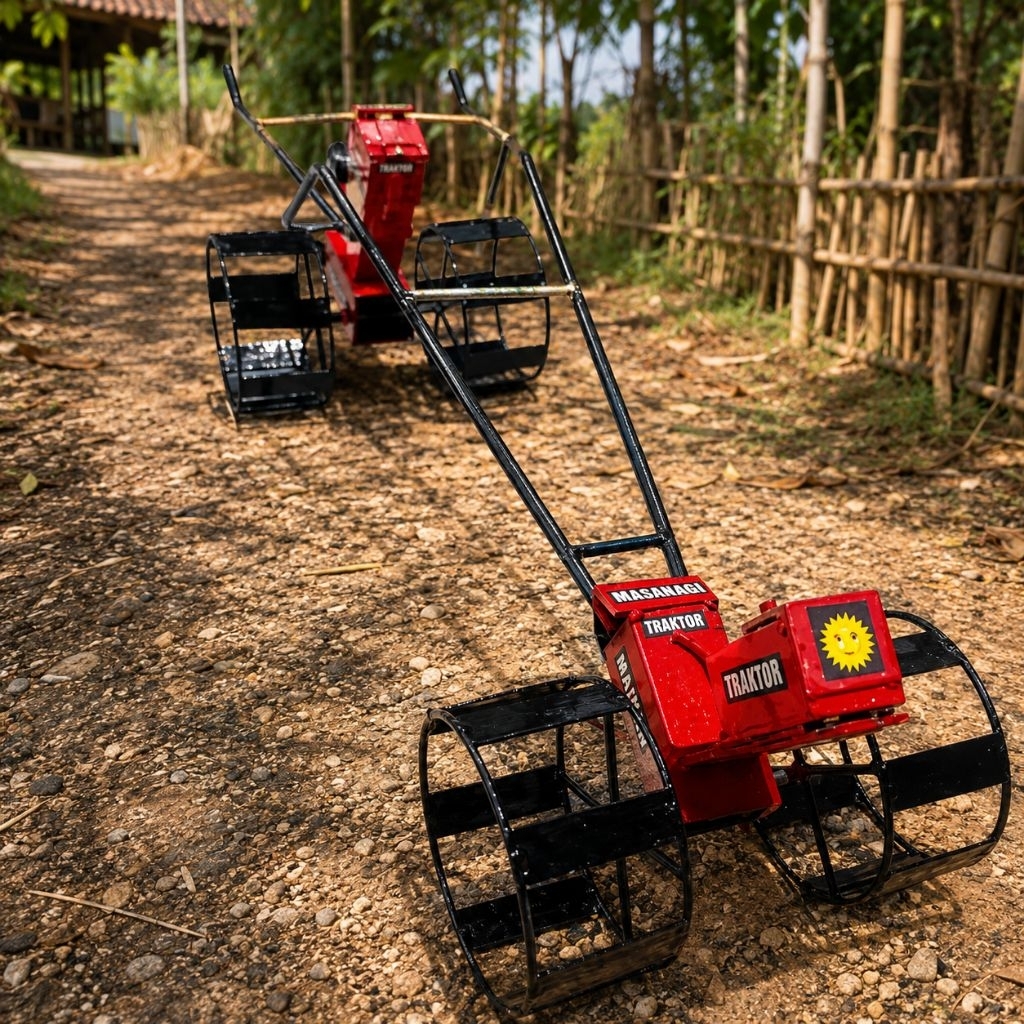 ( UKURAN 2 KALI LEBIH BESAR ) MAINAN ANAK TRAKTOR BAJAK SAWAH