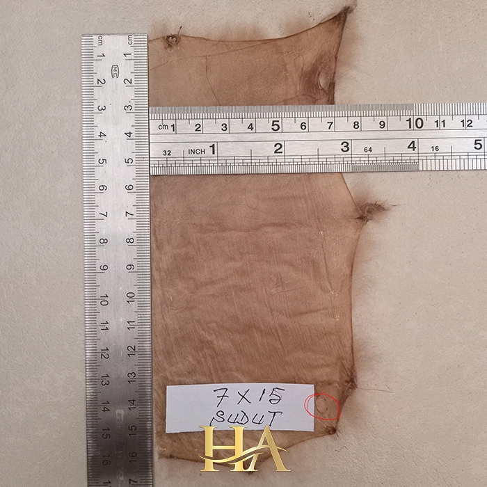 Handalam mencek asli kidang 7 cm x 14 cm