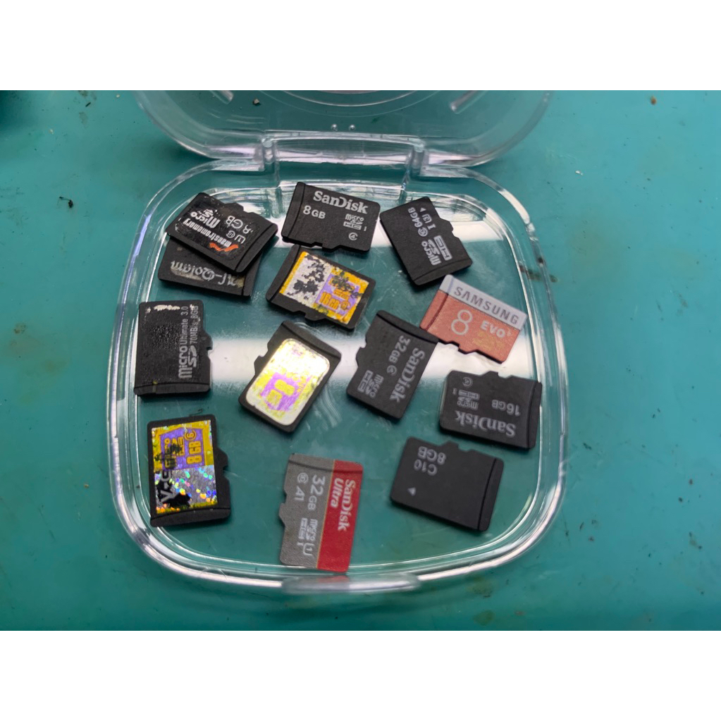 MEMORY CARD BEKAS (CAMPUR) 8GB/16GB/32GB/64GB
