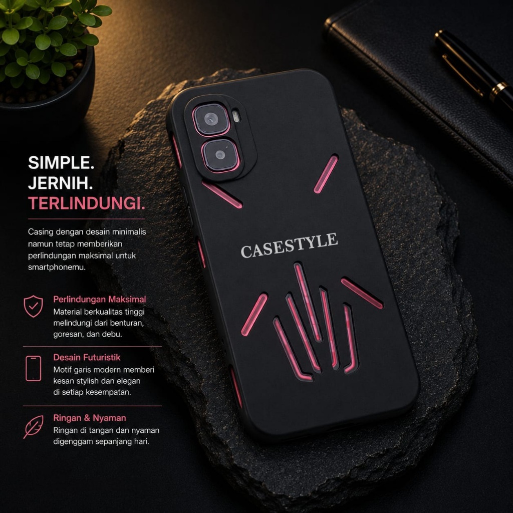 Case Infinix GT 50 Pro Infinix GT 30 Infinix GT 30 Pro Softcase Candy Macaron Square Black Polos Cas
