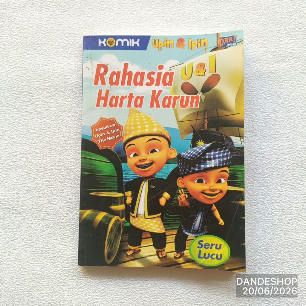 Komik Upin & Ipin Rahasia Harta Karun - Buku Cerita Anak Bekas Preloved