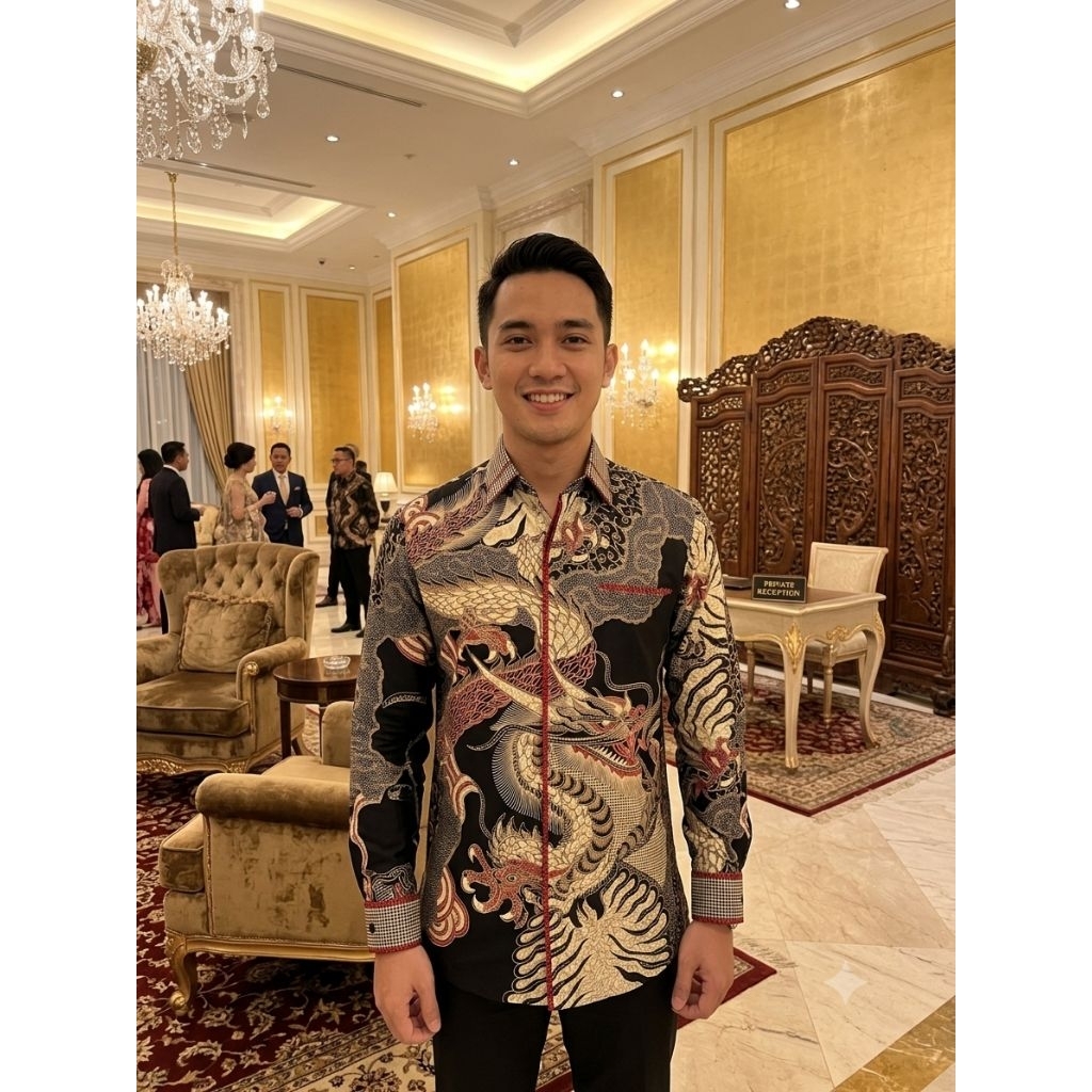 BATIK PRIA NAGA MODEREN MEWAH GAGAH ELEGAN PANJANG