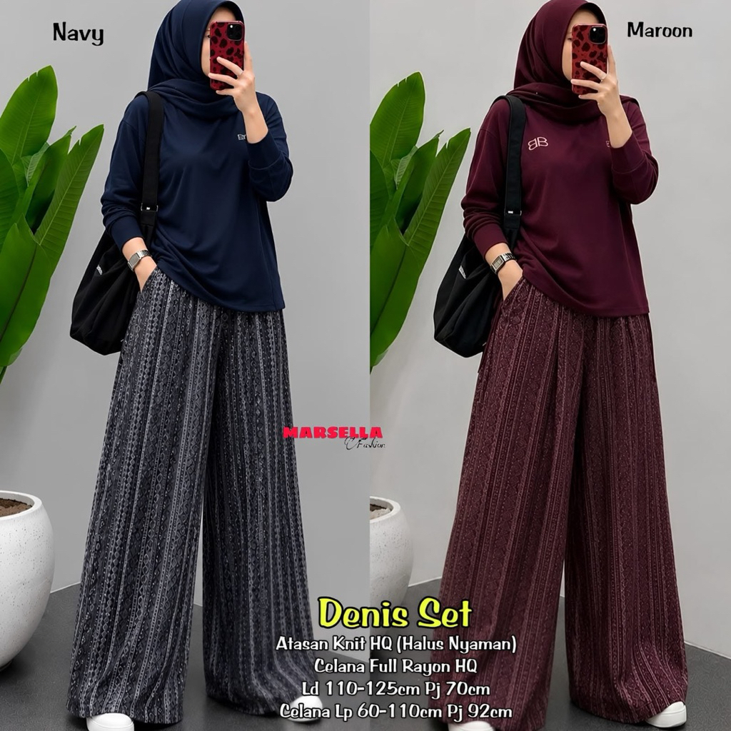 Denis Set Celana Setelan Wanita by Marsella