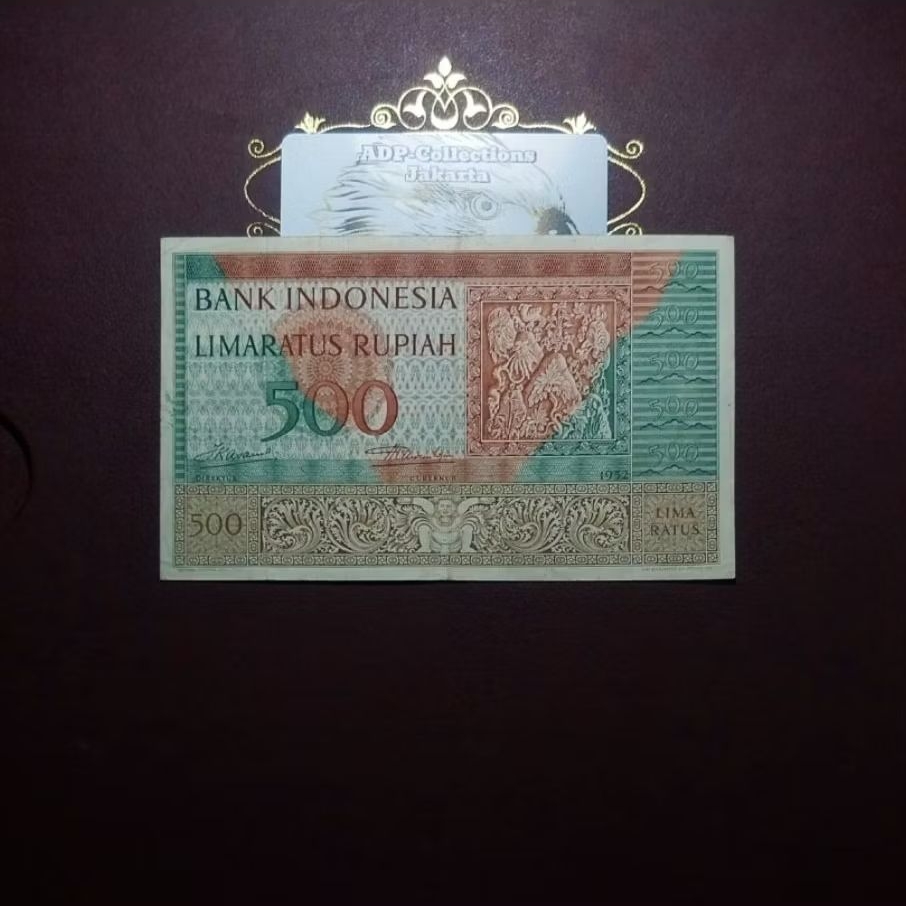 Uang Kuno 500 Budaya 1952