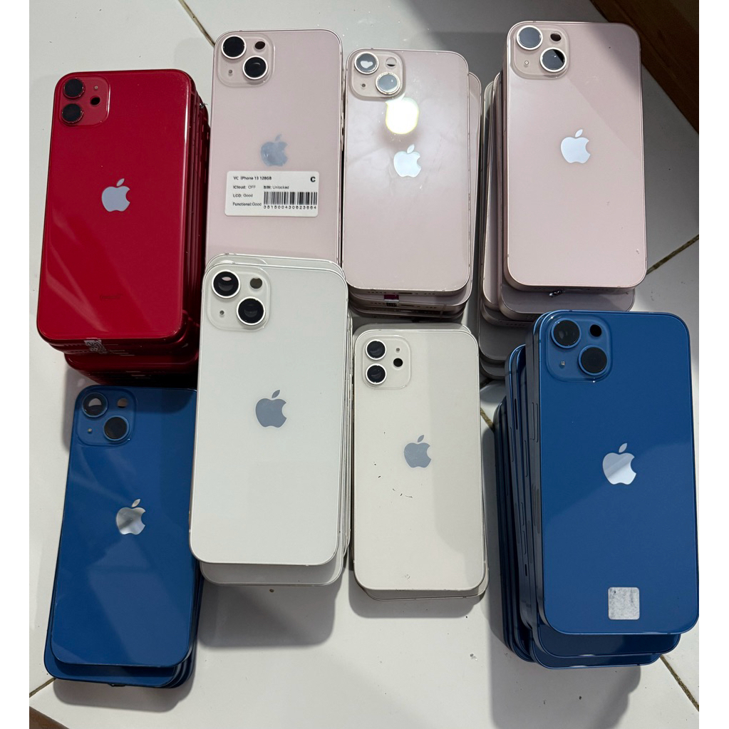 backdor/housing/kesing belakang+ring kaca kamera iphone Xr/11/11 pro/11 pro max/12/13 original copot