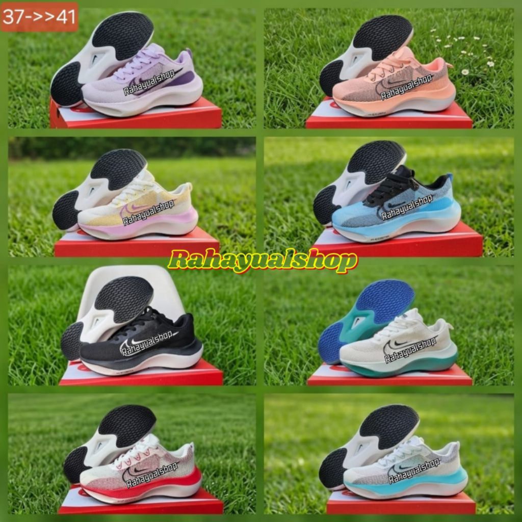 sepatu sneakers running zoom premium terlaris unisex sepatu olahraga