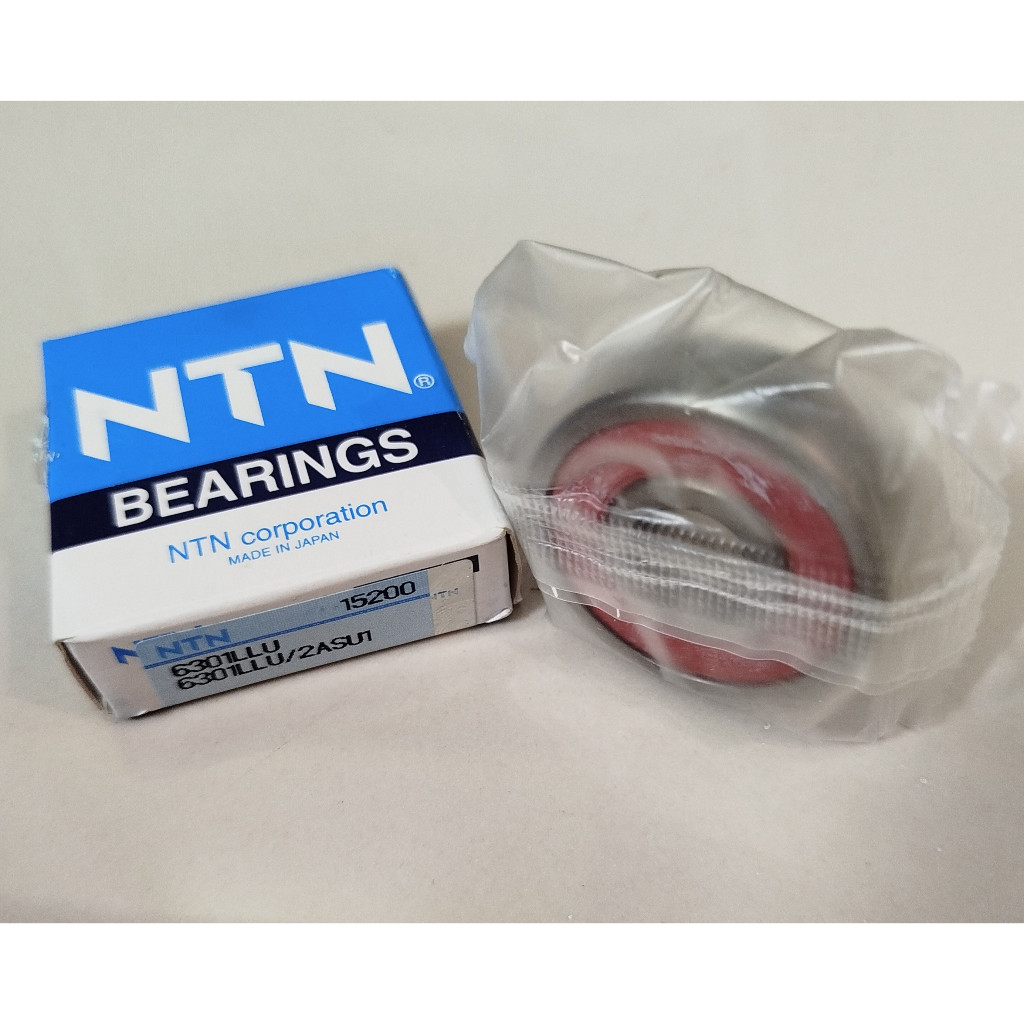 Bearing 6301LLU Laher 6301RS Tutup Karet  (ID 12mm, OD 37mm, T 12mm)
