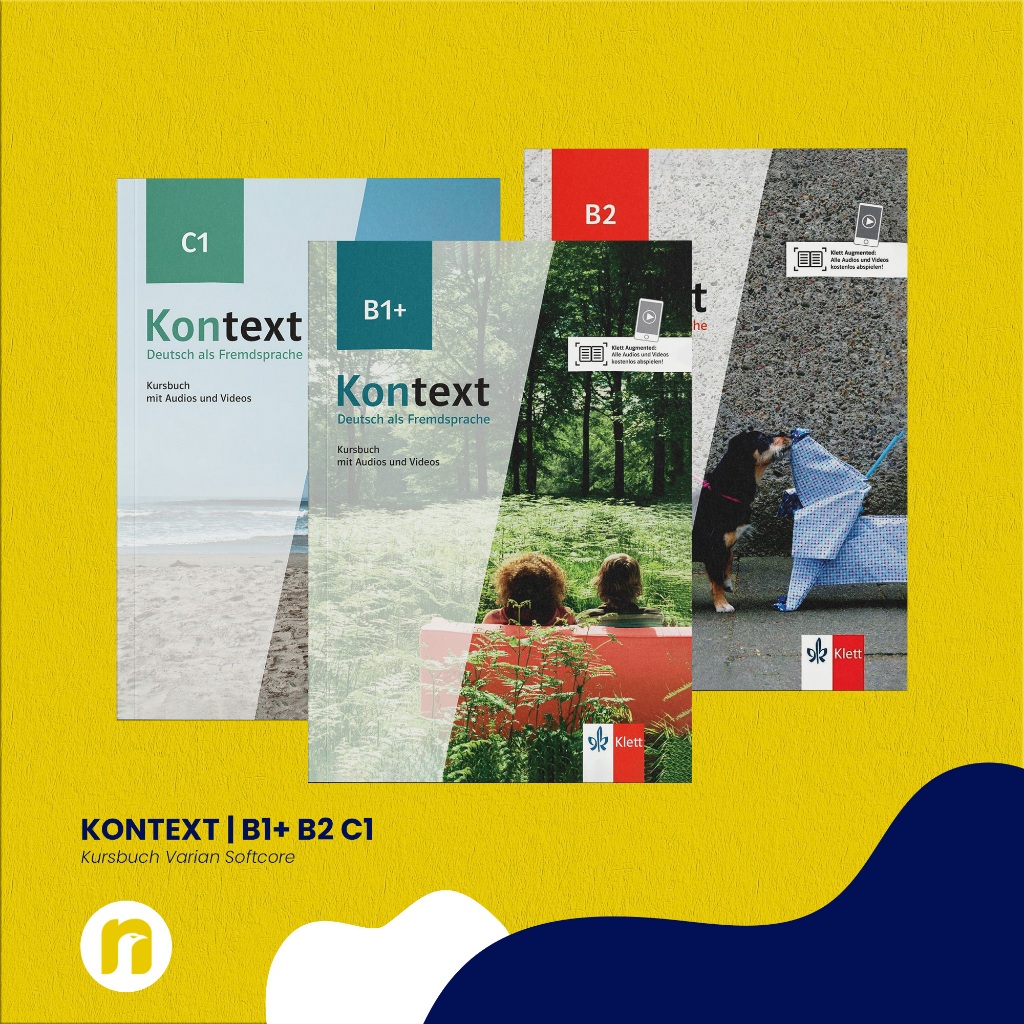 Buku Bahasa Jerman Kontext B1+ B2 C1 | Deutsch als Fremdsprache | Buku Belajar Bahasa Jerman