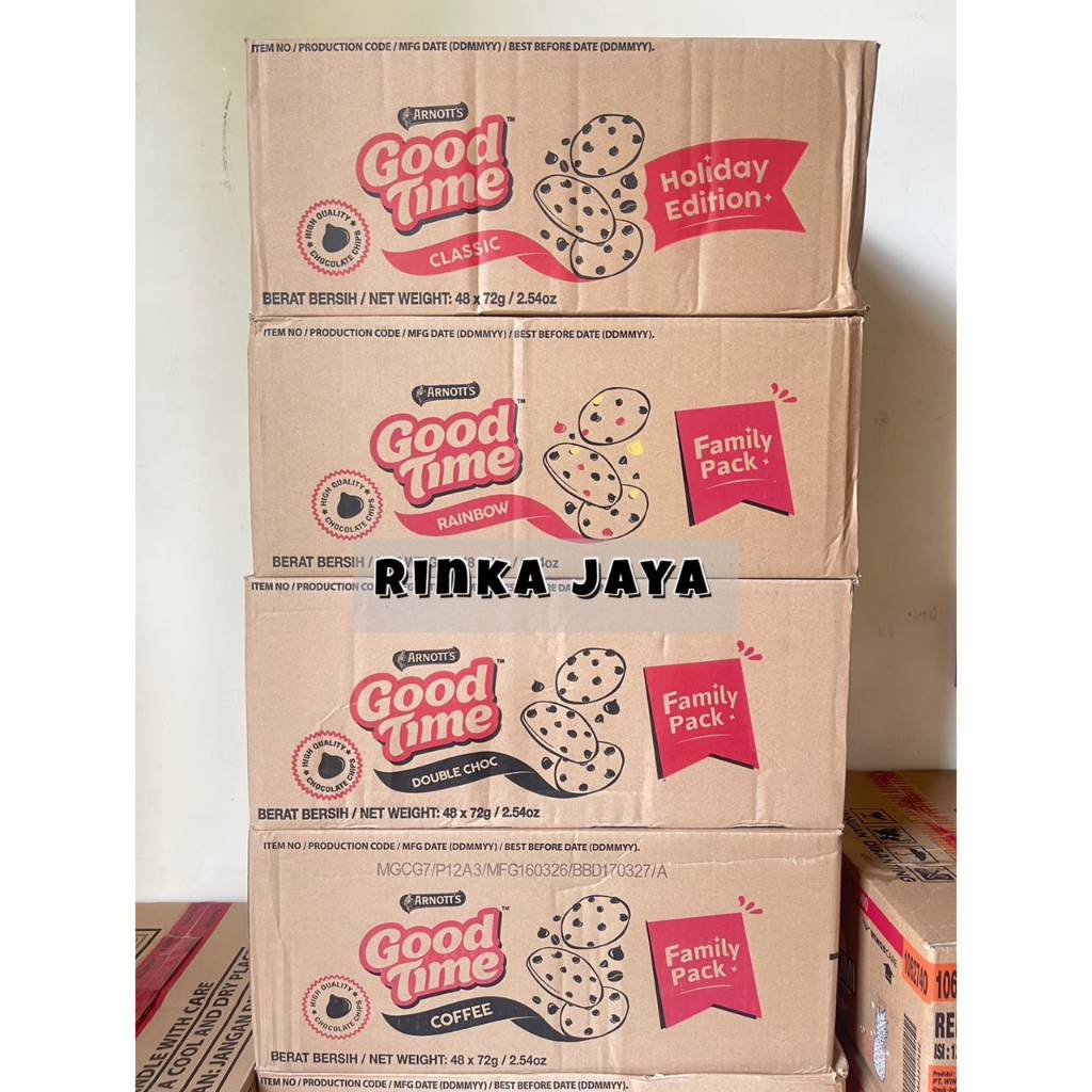 [1 DUS] KARTON GOOD TIME COOKIES 72 G x 48 PCS
