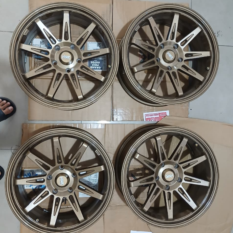 VELG BEKAS RACING SECOND HSR TIKALA RING 17 LUBANG BAUT 5X114,3