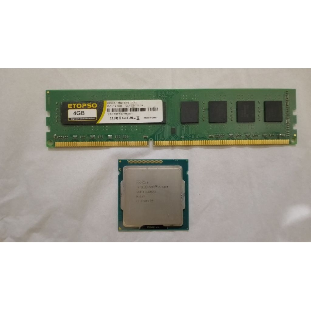 procie i5-3470 dan ram ddr3 4gb