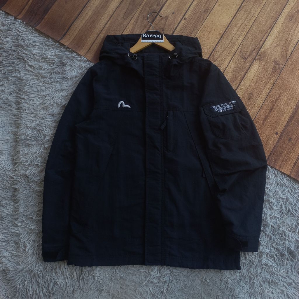 Evisu Jeans Sidepocket Outdoor Jacket Jarang Ditemukan Evisu Saku Samping Style Gorpcore NOT running