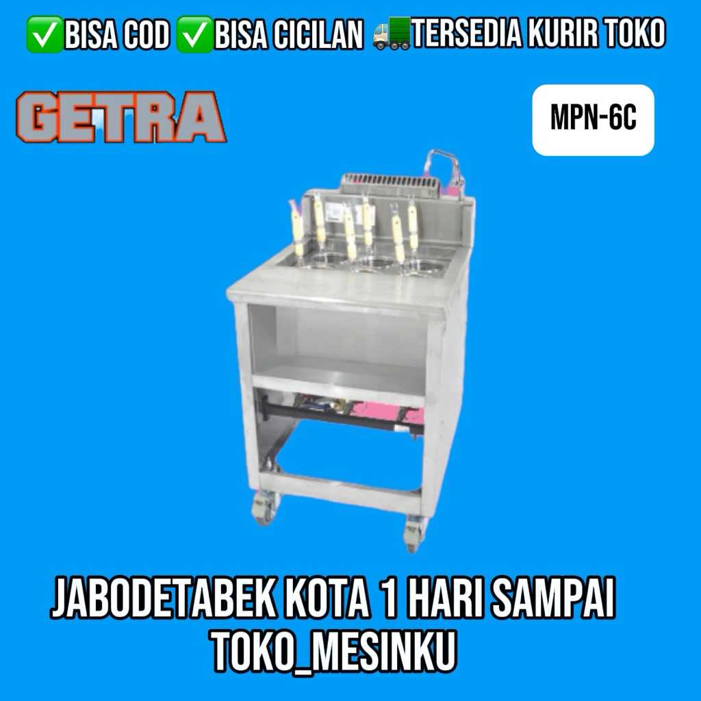 MESIN REBUS MIE GETRA MPN-6C MESIN MIE AYAM 6 LUBANG