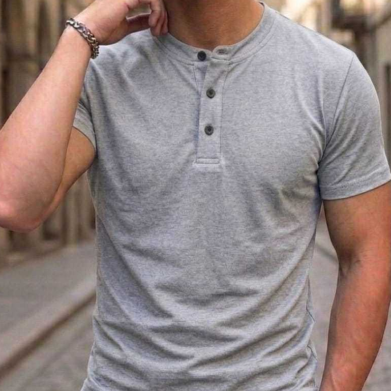 Kaos Polos Polo Krah Shanghai Adem Nyaman
