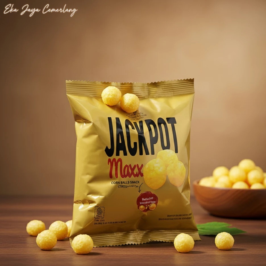 Jackpot maxx Snack Berhadiah uang Tunai Dan Emas harga ecer promo chiki ciki berhadiah BILA BERUNTUN