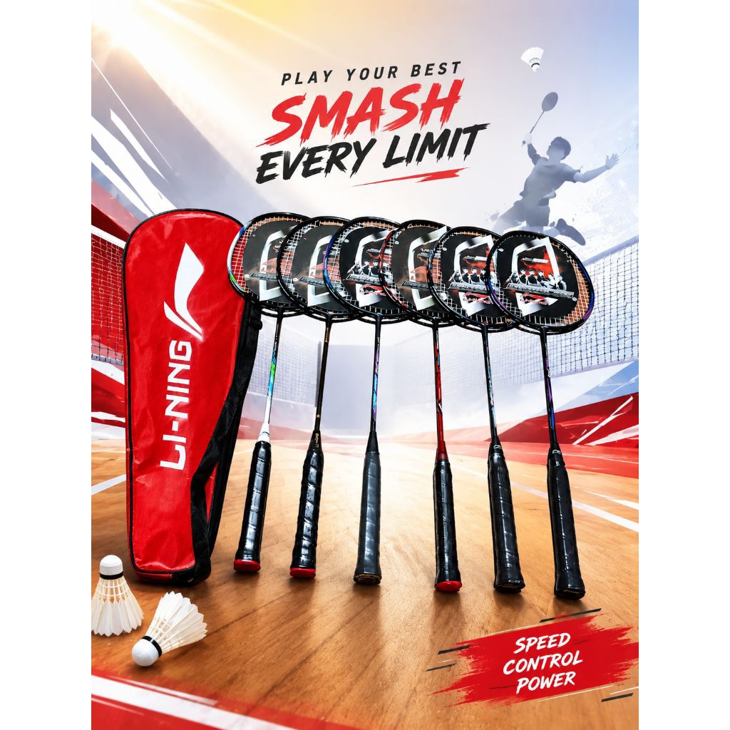 Reket Badminton senyawa murah Badminton reket NEB