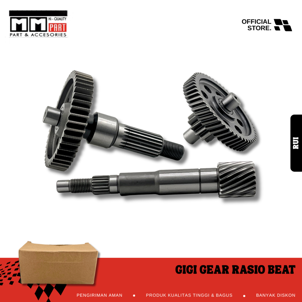 GIGI GEAR RASIO BEAT - GEAR GER RASIO BEAT KARBU GIGI RASIO SCOOPY KARBU