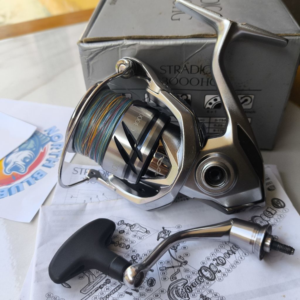 Stradic FM 3000HG Second Smooth Mulus Shimano Reel Lengkap Dusbox