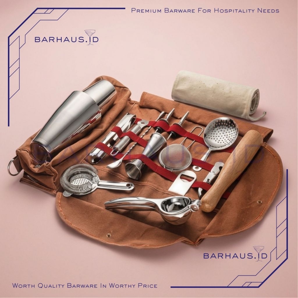 Barhaus.id | Mixology Bag's/ Tas Alat Bartender - Multi Comparment Bar Tool Bag