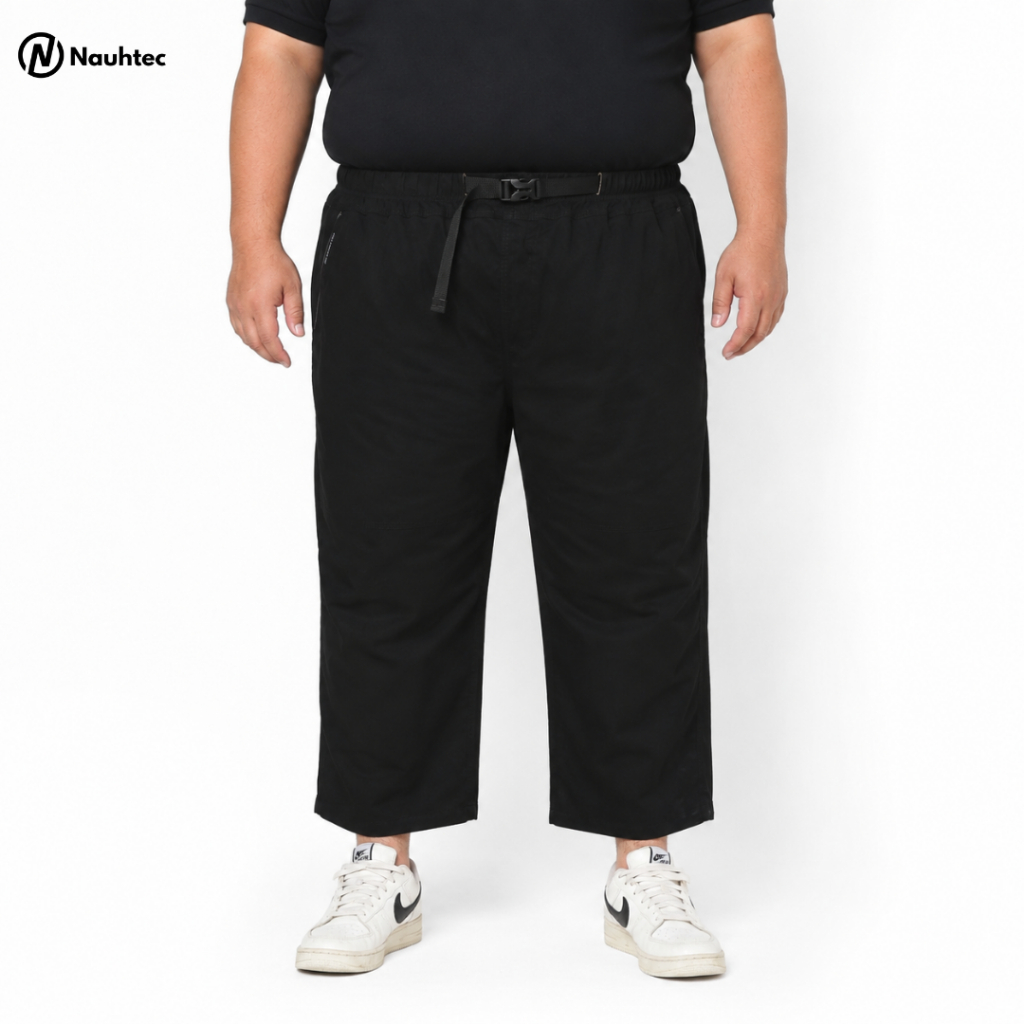 Nauhtec Celana Panjang Jumbo Big Size Sirwal Pria Dewasa Size 42 XXXL Katun Twill Premium Banyak Pil