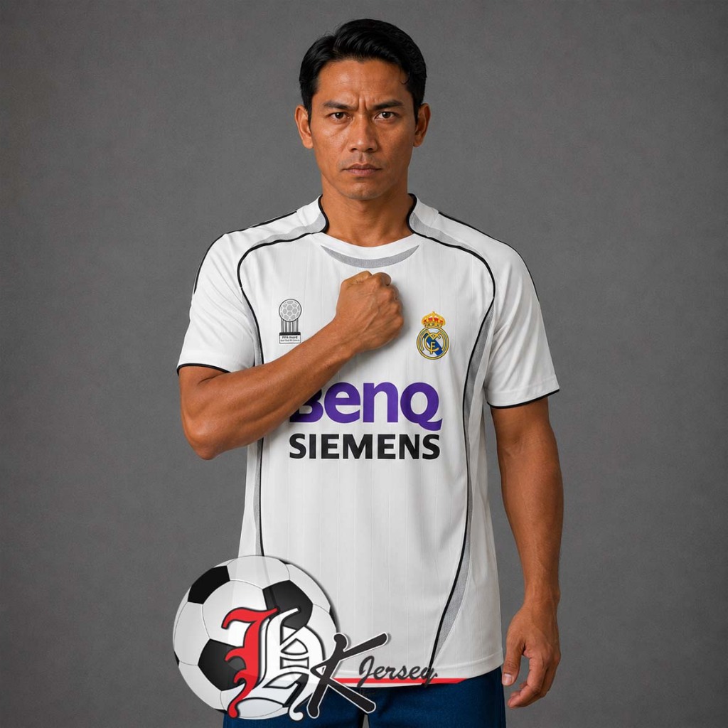 RETRO - JERSEY BOLA MADRID HOME 2006/2007