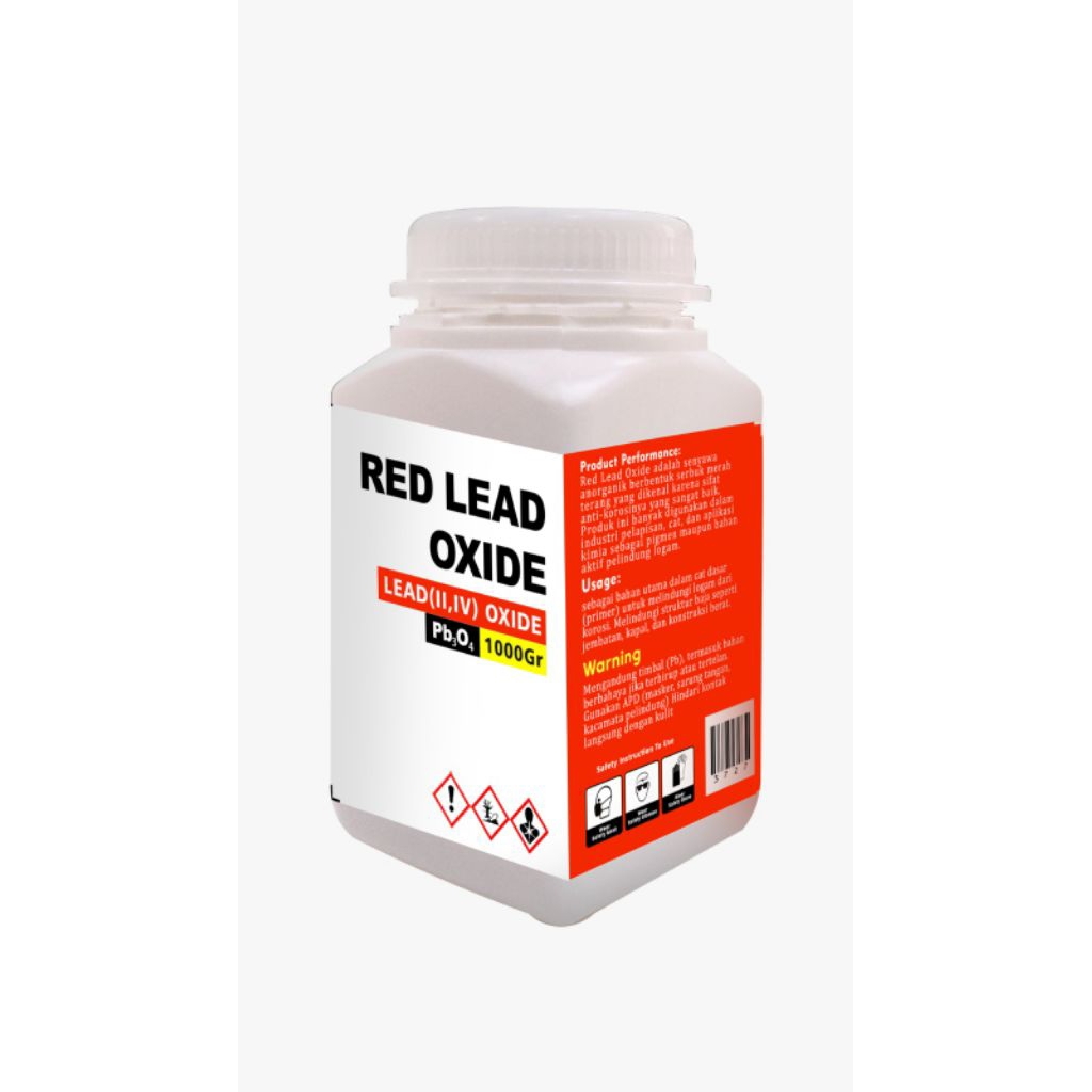 Red Lead Oxide Powder Ex Vietnam 1KG 500gr