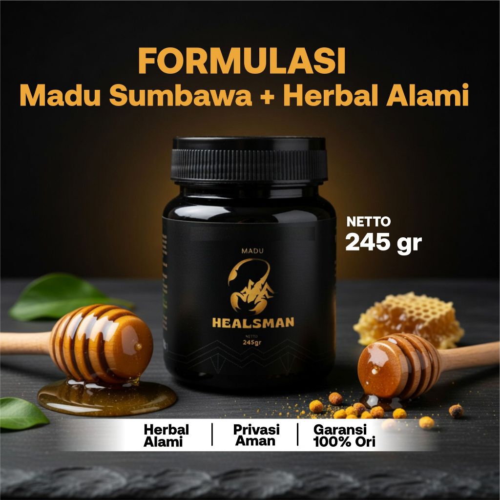 Madu Sumbawa Healsman Prima 245 Gr Penambah Stamina Pria dan Imunitas