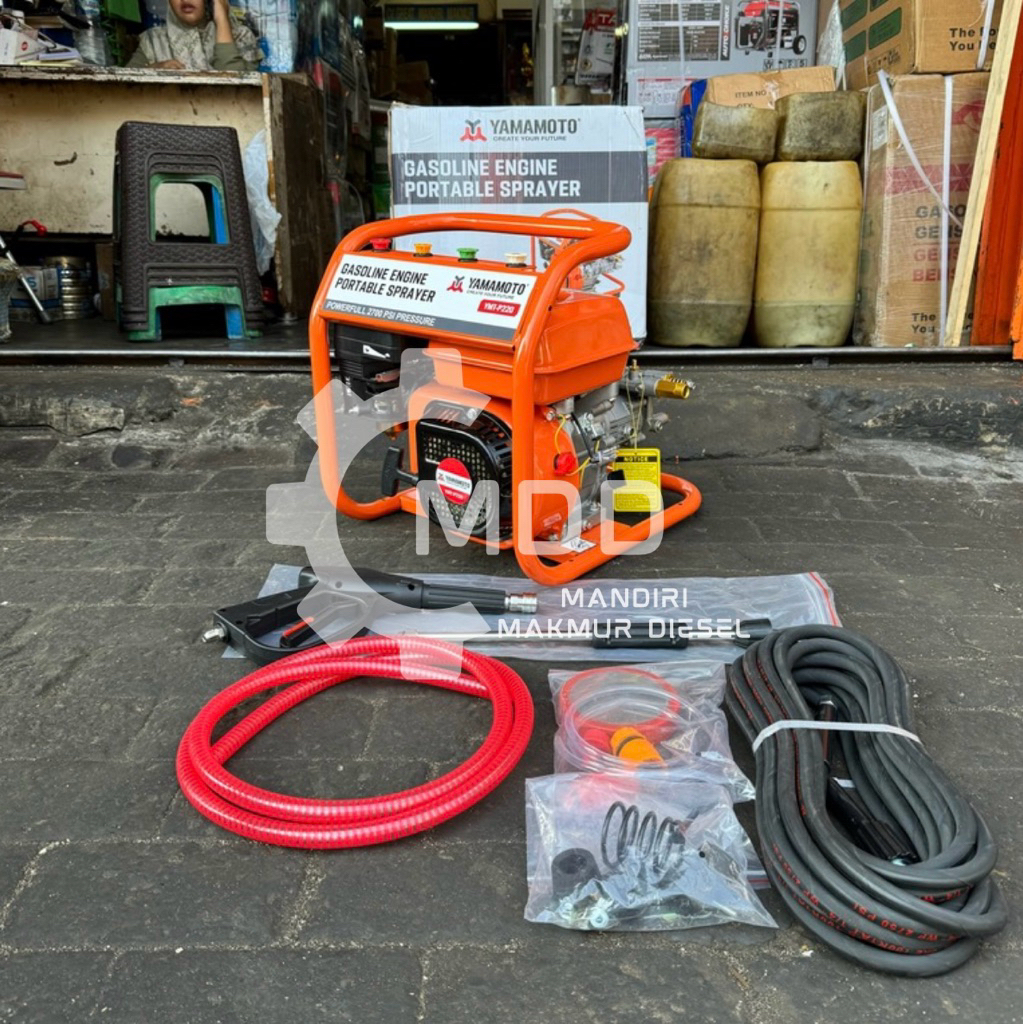 Portable High Pressure Washer P220 Mesin Jinjing Sprayer Tekanan Tinggi Tipe P220 Merk Yamamoto Baha
