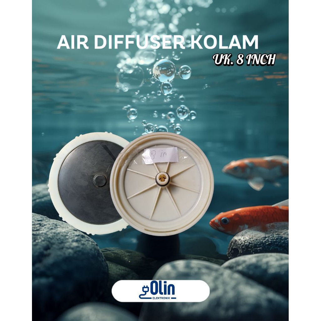 AIR DIFFUSER KOLAM IKAN UKURAN 8 INCH