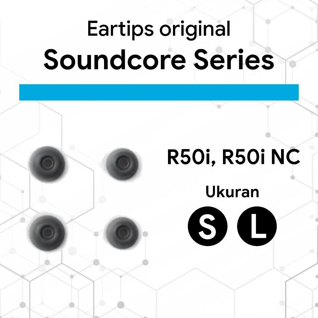 Karet Eartips Original Soundcore Series R50i, R50i NC
